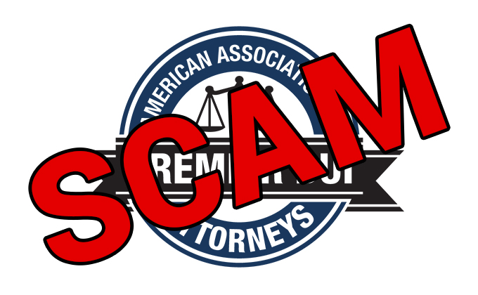 American Association of Premier DUI Attorneys – SCAM