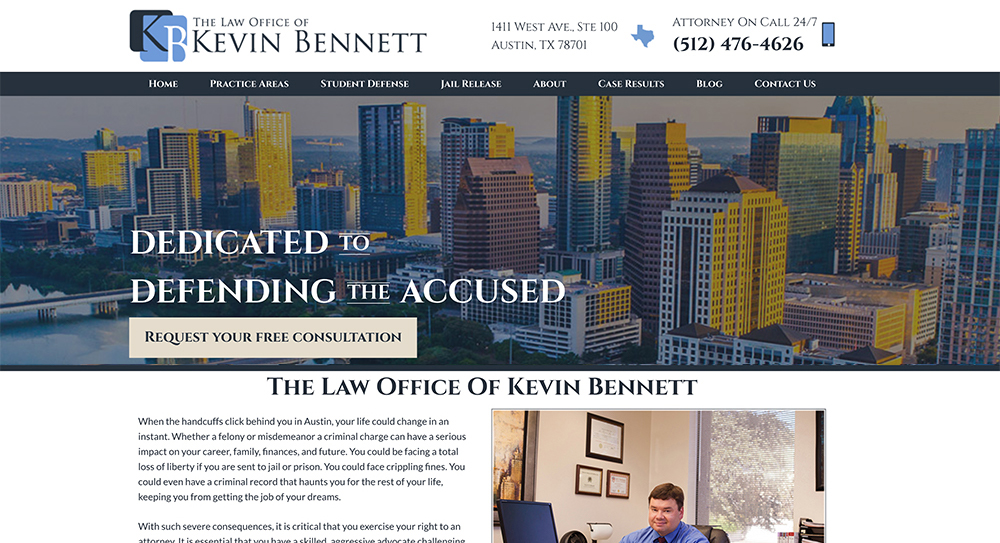 Kevin Bennett Website