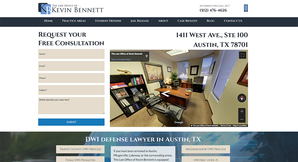 Kevin Bennett Website