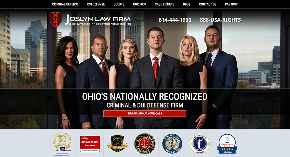 Joslyn Law Firm Website